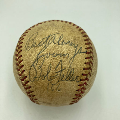 Bob Feller Signed Vintage 1966 American League Baseball JSA COA