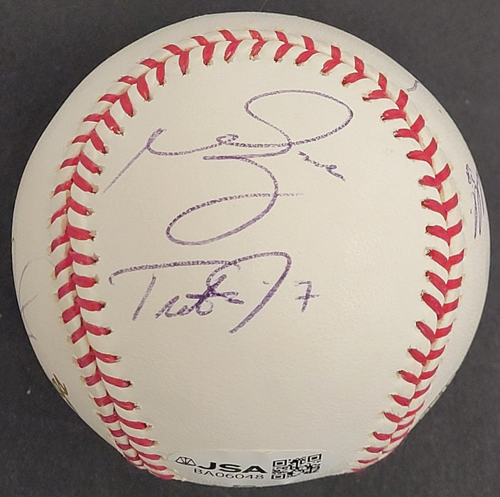2004 Boston Red Sox World Series Champs Team Signed Baseball David Ortiz JSA