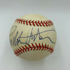 Beautiful Charlton Heston Signed American League Baseball With PSA DNA COA