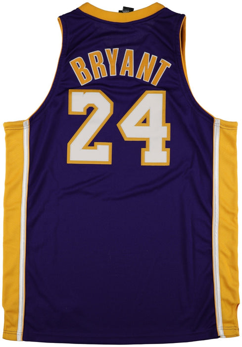 Kobe Bryant 2007-08 NBA MVP Signed Pro Cut Los Angeles Lakers Jersey UDA & BAS