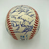 Mickey Mantle New York Yankees HOF Legends Multi Signed Baseball 28 Sigs JSA COA
