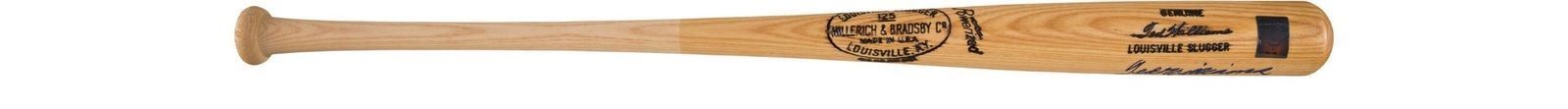 Beautiful Ted Williams "The Kid" Signed Game Model Bat PSA DNA Graded MINT 9
