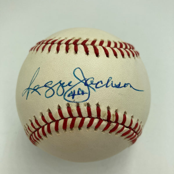 Reggie Jackson Signed Official American League Baseball PSA DNA COA