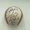 2002 Anaheim Angels World Series Champs Team Signed W.S. Baseball With JSA COA