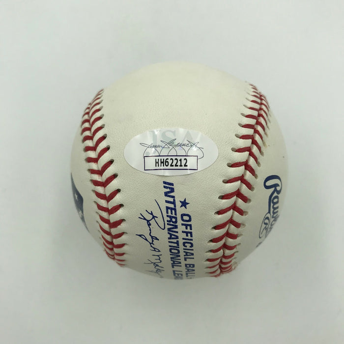 Phil Mickelson Single Signed Rawlings Baseball With JSA COA PGA Golf Legend