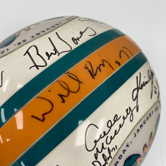 NFL Hall Of Fame Legends Multi Signed 1997 Super Bowl Helmet JSA COA