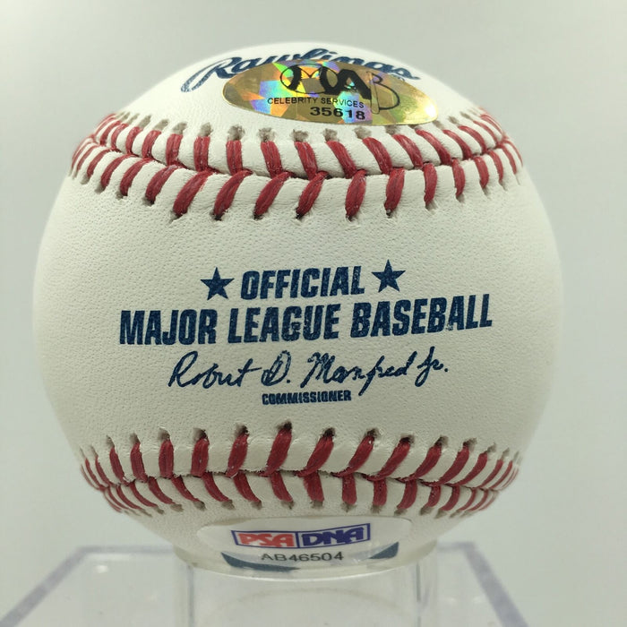 Dwight Doc Gooden Signed Heavily Inscribed MLB Baseball PSA DNA COA