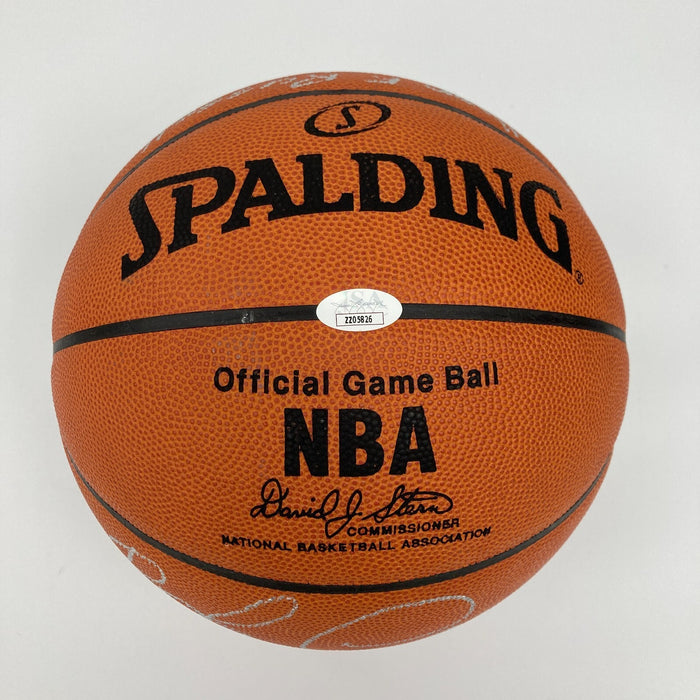 Bill Russell Full Name Signed Heavily Inscribed STAT Basketball JSA COA