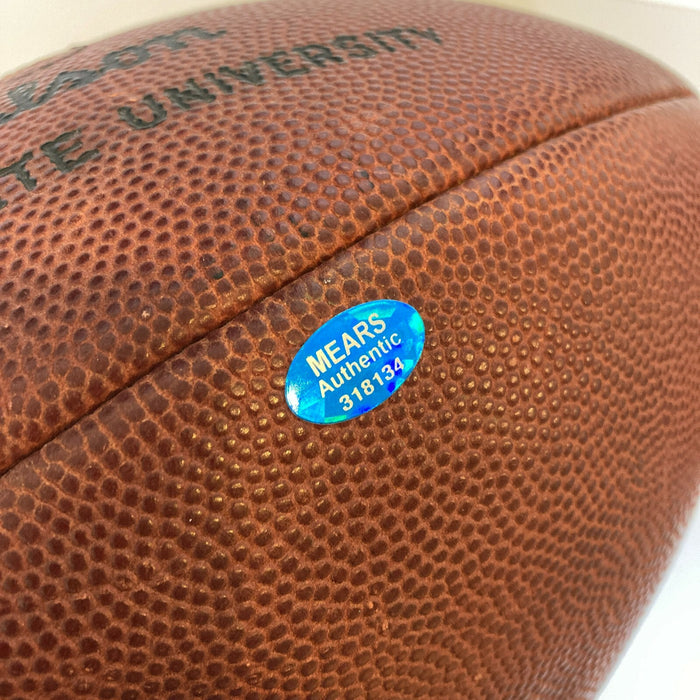 1968 Ohio State Buckeyes National Champions Game Used Football Mears COA