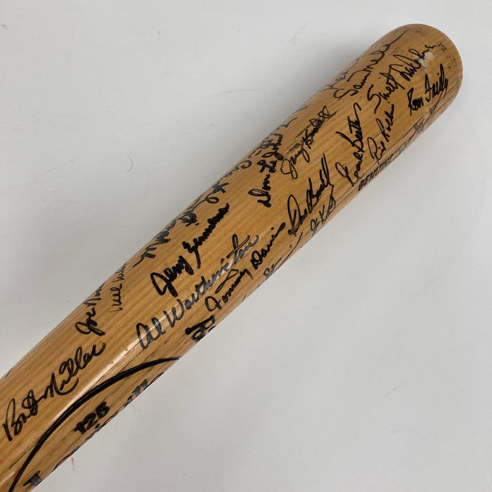 1965 Los Angeles Dodgers World Series Champs Team Signed Baseball Bat JSA COA
