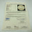 Beautiful Joe Gordon Single Signed Baseball JSA COA Hall Of Fame