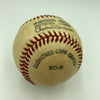 Lefty Gomez Signed First Pitch Thrown Game Used Baseball Carl Hubbell Day JSA