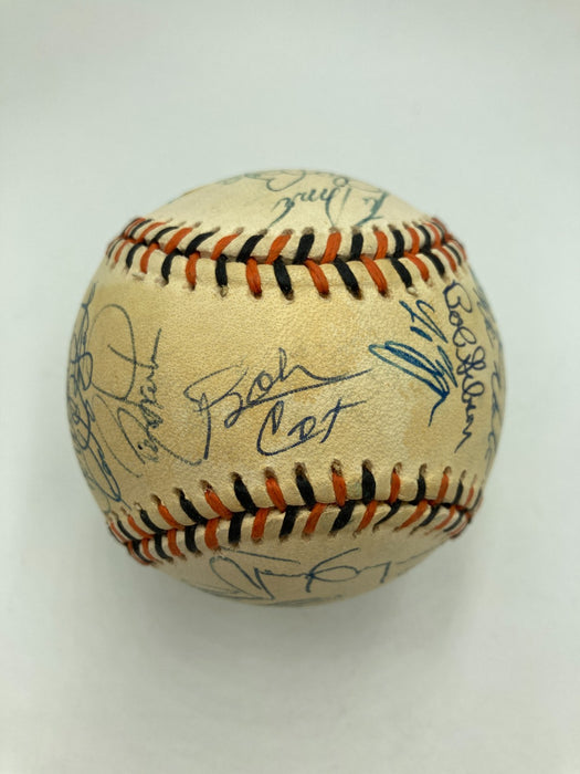 1993 All Star Game Team Signed Baseball 32 Sigs Barry Bonds Tony Gwynn JSA COA