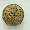 Bill McKechnie George Sisler Rabbit Maranville Braves Team Signed Baseball JSA