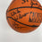 1987-88 Portland Trail Blazers Team Signed Game Used Spalding Basketball JSA COA