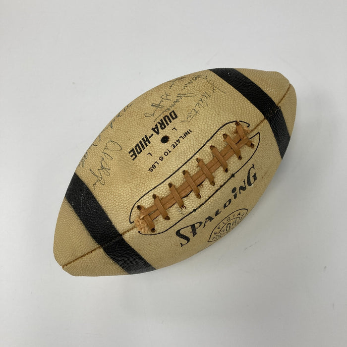 1963 New York Giants East Division Champs Team Signed Football