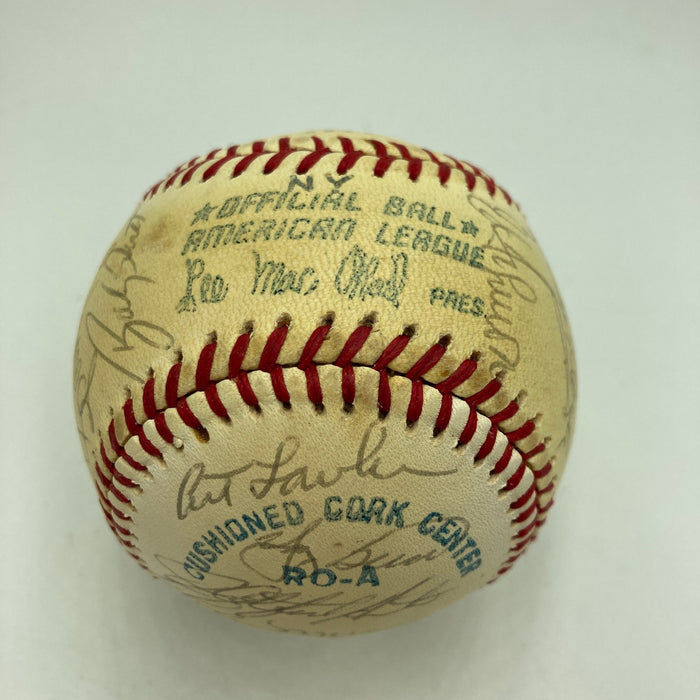 1978 New York Yankees World Series Champs Team Signed Baseball Munson Beckett