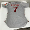 Kim Batiste 1991 Rookie Debut Game Used Philadelphia Phillies Jersey MEARS A10