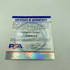 Derek Jeter Hit #2,722 Yankees All Time Leader Signed Game Used Baseball PSA DNA