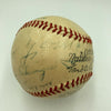 Kid Nichols Ty Cobb Jimmie Foxx Cy Young Tris Speaker HOF Signed Baseball PSA