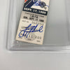 Troy Aikman First Touchdown & Deion Sanders First Interception Signed Ticket PSA