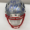 Tom Brady 2014 New England Patriots Super Bowl Champs Team Signed Helmet Steiner