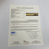 1961 New York Yankees World Series Champs Team Signed Baseball Bat JSA COA
