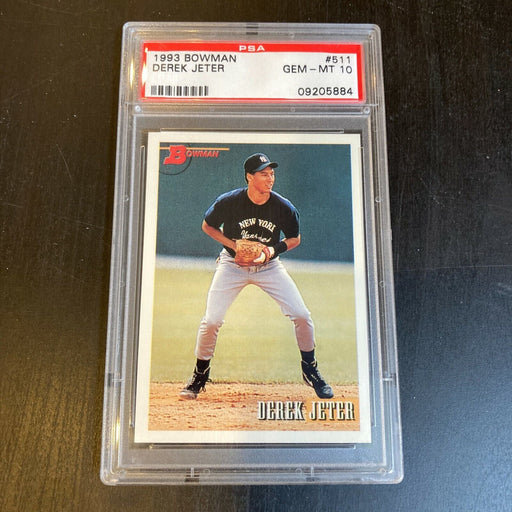 1993 Bowman #511 Derek Jeter Yankees RC Rookie HOF PSA 10 GEM MINT