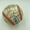 Johnny Unitas Baltimore Colts Hall Of Fame Legends Multi Signed Baseball JSA COA