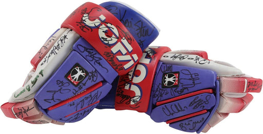 1993 NHL All Star Game Signed Hockey Gloves 40+ Sigs Wayne Gretzky Lemieux JSA