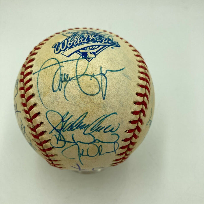 1993 Toronto Blue Jays World Series Champs Team Signed Baseball JSA COA