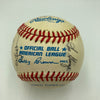 Ted Williams & Joe Dimaggio Hall Of Fame Multi Signed Baseball JSA COA