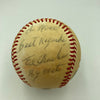 Satchel Paige Signed Official League Baseball Displays As Single Signed JSA COA