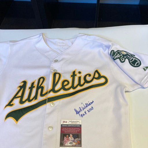 Dick Williams Hall Of Fame 2008 Signed Oakland A's Jersey JSA COA