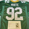 Reggie White Signed Authentic Wilson Green Bay Packers Game Model Jersey JSA COA