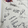 Beautiful Hall Of Fame Multi Signed Jackie Robinson Jersey 45+ Signatures JSA