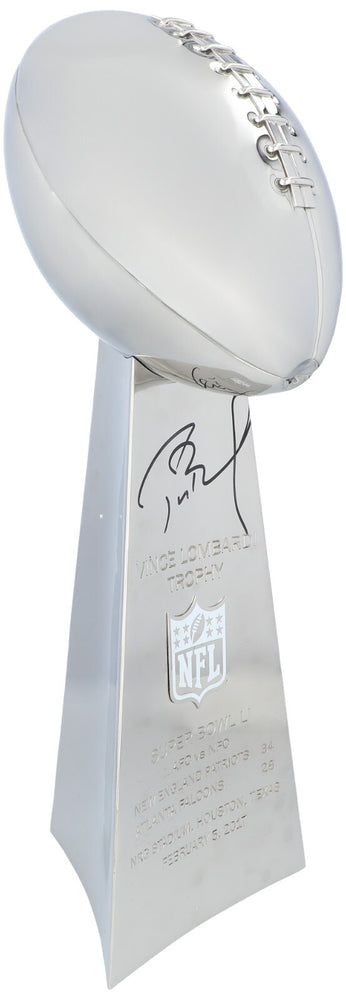 Tom Brady Signed Full Size Super Bowl LI Vince Lombardi Trophy Beckett COA #6/12