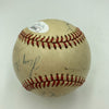 Harry Heilmann & Paul Waner Mutli Signed World War 2 Baseball JSA COA
