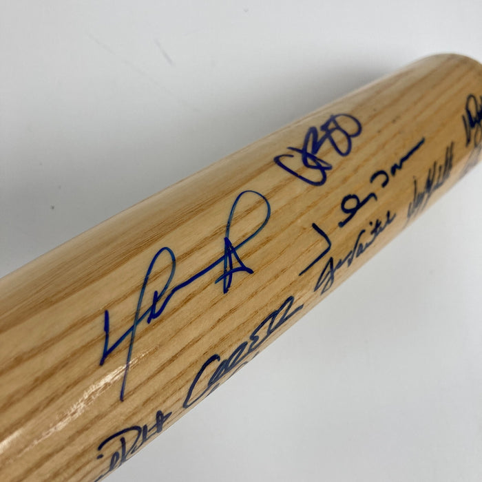 2004 Boston Red Sox World Series Champs Team Signed Baseball Bat PSA DNA Beckett