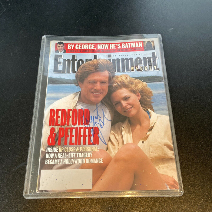 Robert Redford Signed Autographed Entertainment Weekly Magazine