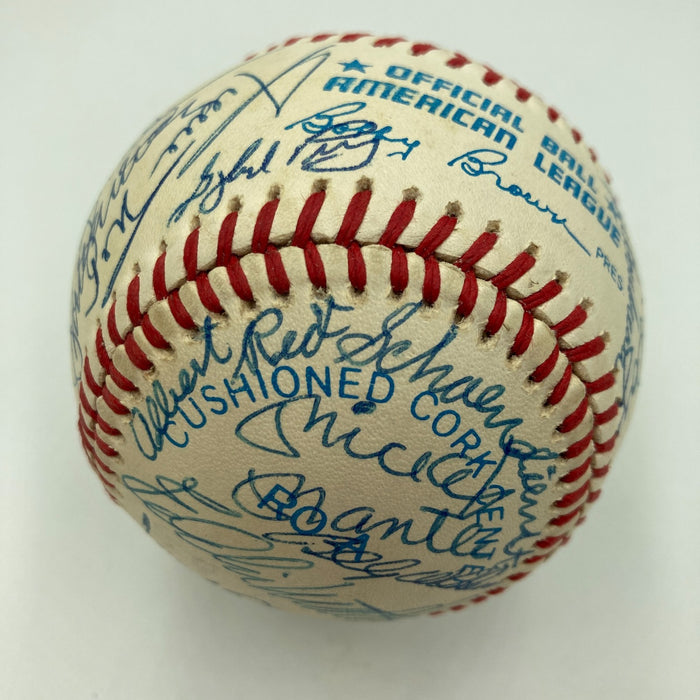 Mickey Mantle Sandy Koufax Willie Mays Hall Of Fame Signed Baseball 30 Sigs JSA