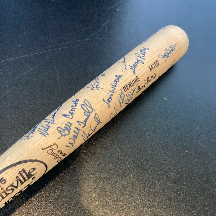 1988 Detroit Tigers Team Signed Baseball Bat Sparky Anderson 25+ Sigs JSA COA