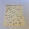 1984 White Sox Team Signed Autographed Sheet