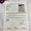 Nolan Ryan Signed Heavily Inscribed Texas Rangers Game Model STAT Jersey JSA COA