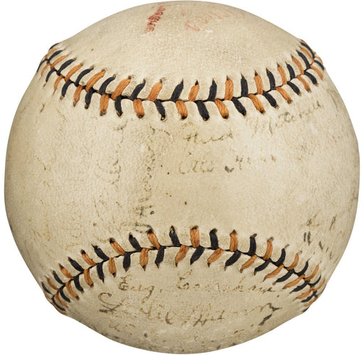 1914 Boston "Miracle" Braves Team World Series Champs Signed Baseball PSA DNA