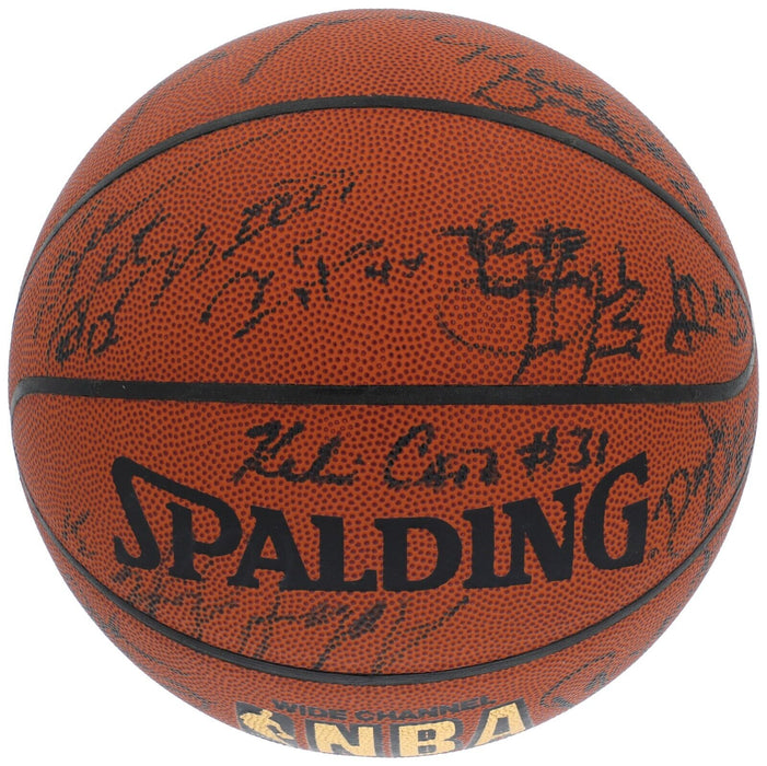 Tim Duncan Rookie 1997 NBA Draft Multi Signed Basketball 25 Sigs PSA DNA COA