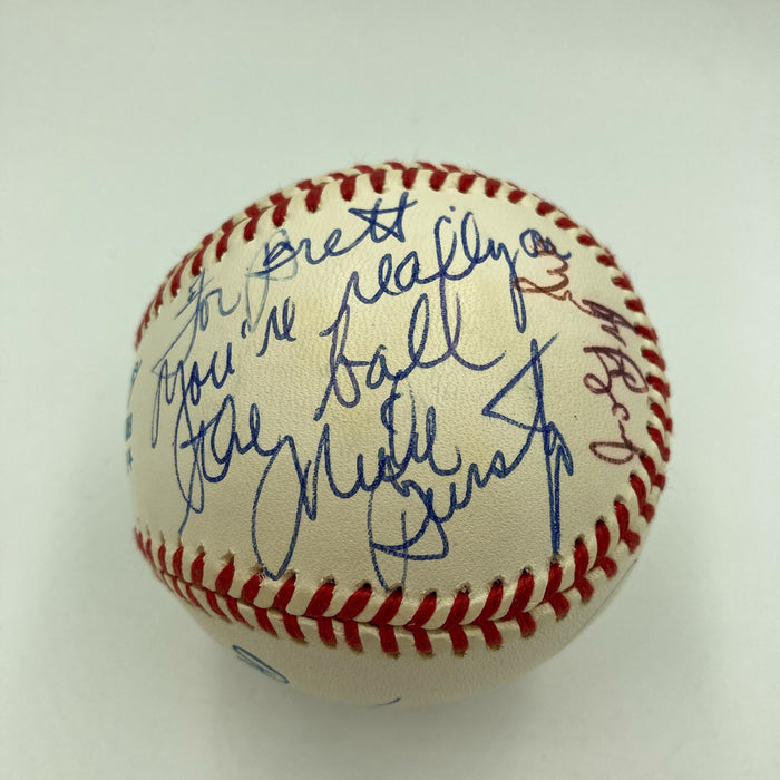 Aliza Kashi Mike Burstyn Jack Eagle Jon Zimmerman The 4 Aces Signed MLB Baseball