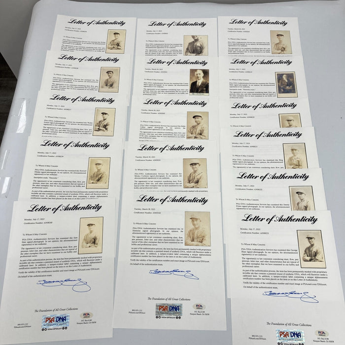 Historic 1929 Philadelphia Athletics World Series Champs Team Signed Album PSA