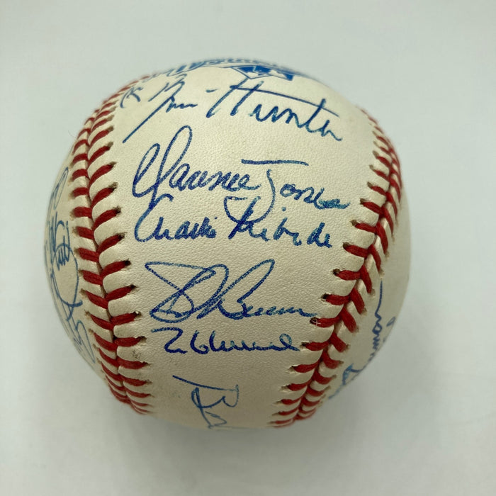 1991 Atlanta Braves NL Champs Team Signed World Series Baseball 31 Sigs JSA COA