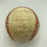 1954 New York Giants & Cleveland Indians World Series Multi Signed Baseball JSA